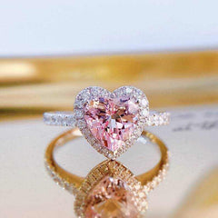 Womens Engagement Pink Diamond
