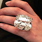 Inlaid White Square Diamond