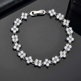 Small Flower Zircon Bracelet