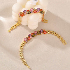 Beads Double-layer Crystal Bracelet