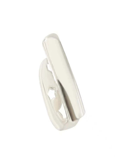 Silver electroplated teeth joint piece for hip hop style jewelry