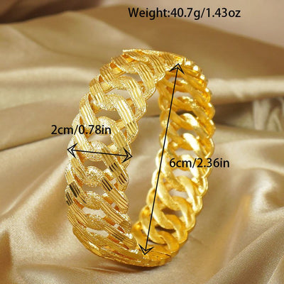 Middle East Retro Open Cuban Bracelet