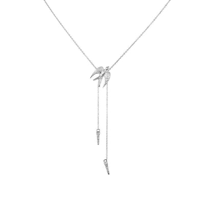 Flying Bird Fluorite Necklace