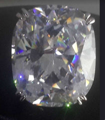 Inlaid White Square Diamond