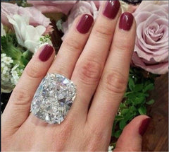 Inlaid White Square Diamond