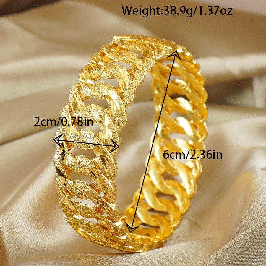 Middle East Retro Open Cuban Bracelet