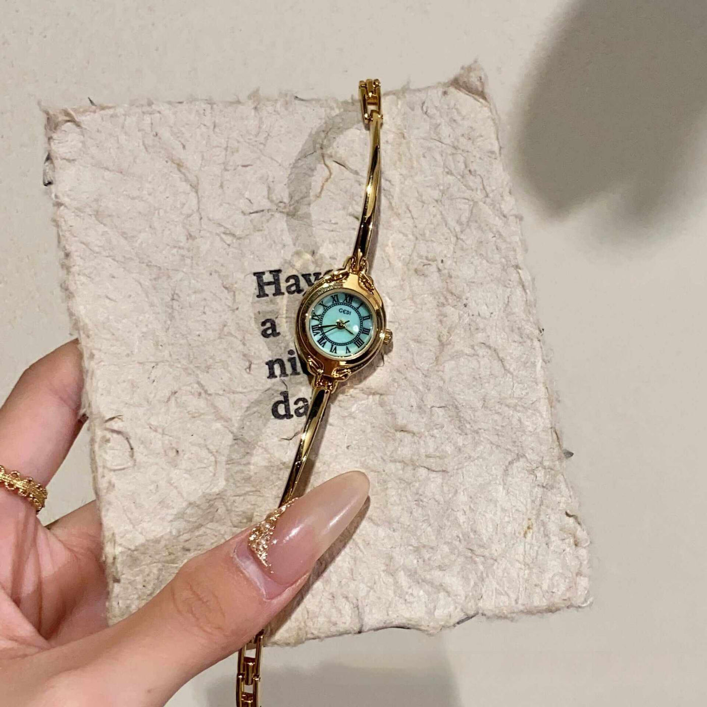 Womens Small And Simple Fine Band Watch